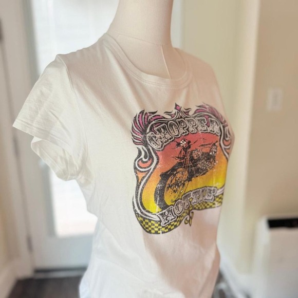 Y2K "Chopper Hottie" Graphic Tee - Picture 3 of 4